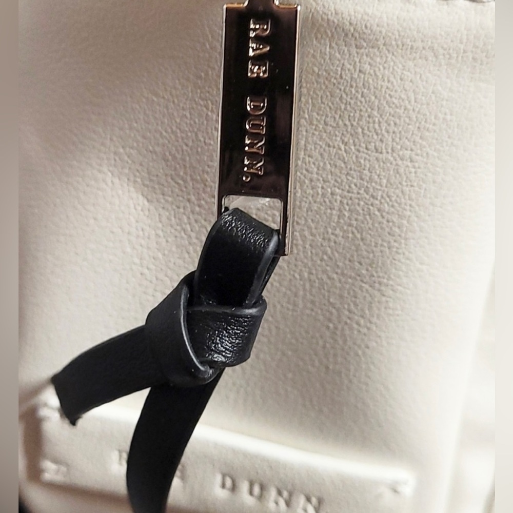 White Rae Dunn LOVE Convertible Mini Backpack - Picture 6 of 9